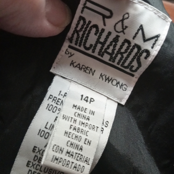 beaded gown R&M RICHARDS full length - Picture 7 of 10